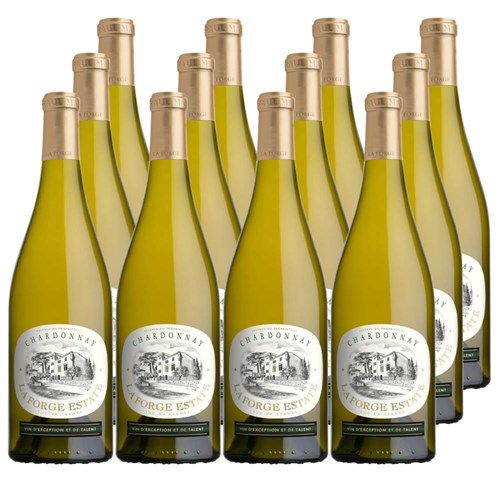 Case of 12 La Forge Estate Chardonnay 75cl White Wine